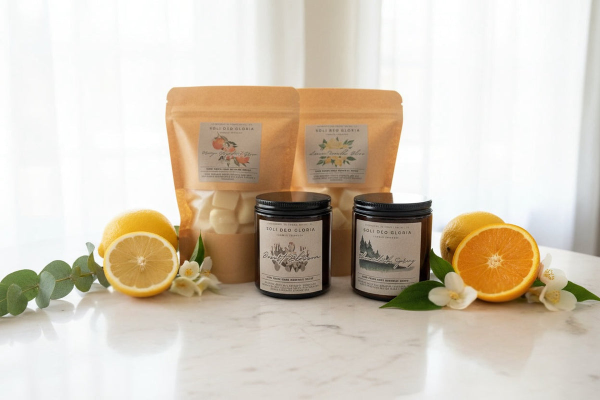 Beeswax Wax Melts with Natural Essential Oils