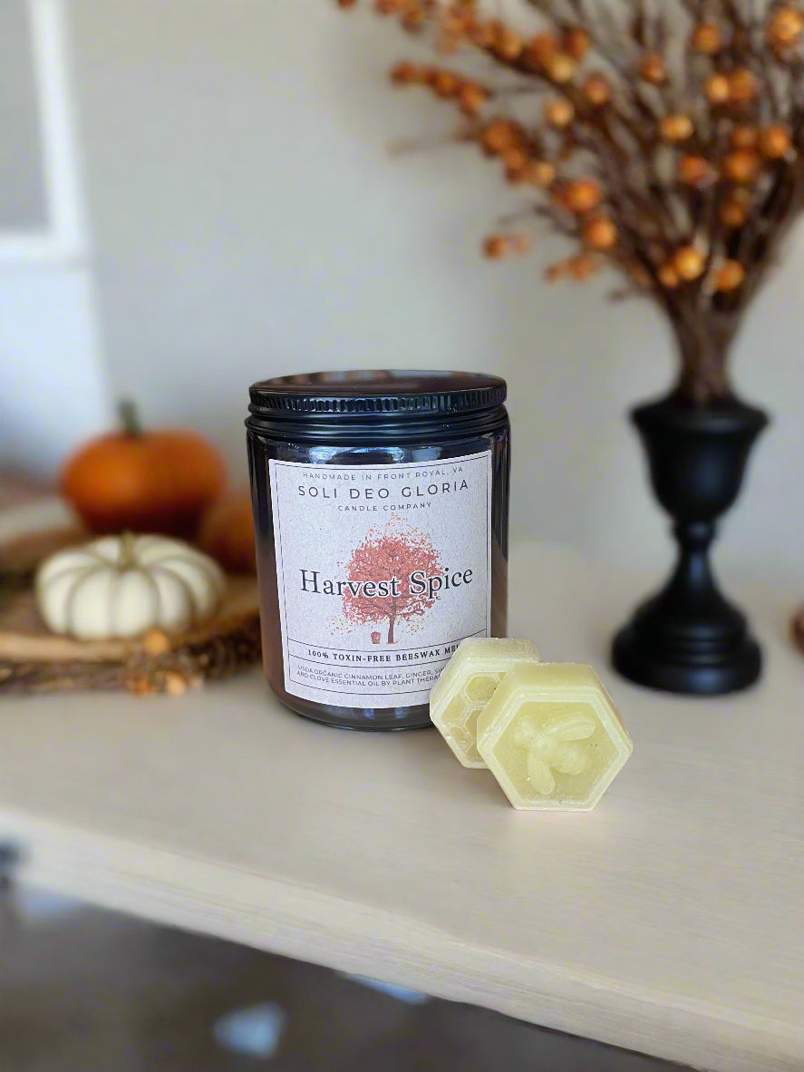 Beeswax Wax Melts with Natural Essential Oils
