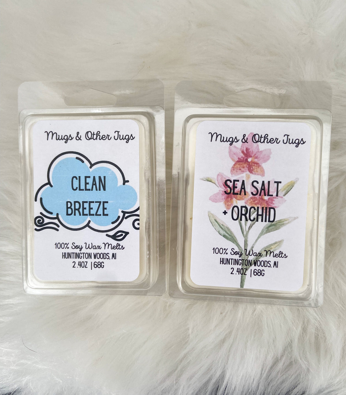 Wax Melts Clamshell Containers