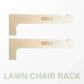 Lawn Chair Organizer Hooks for Stud Mounting