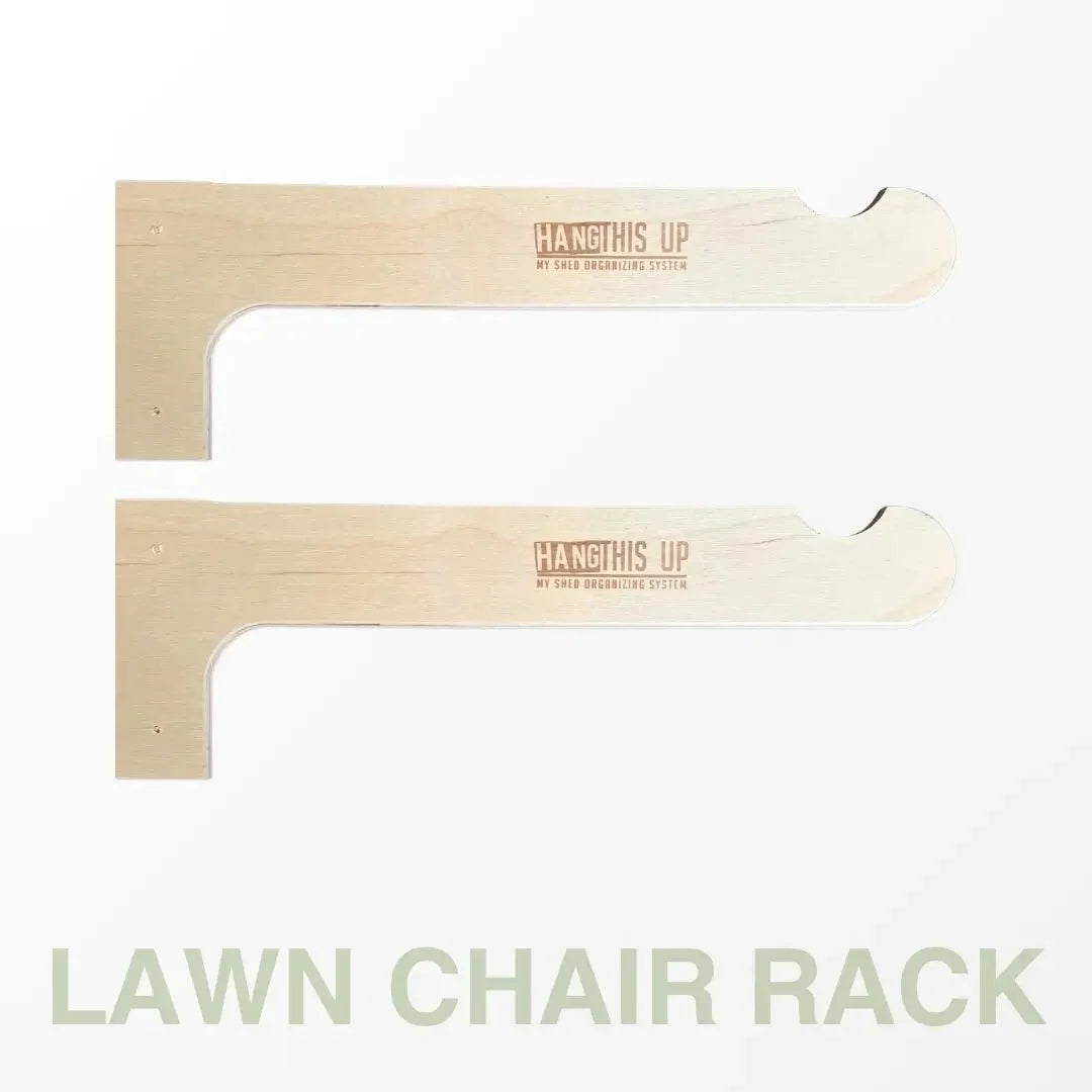 Lawn Chair Organizer Hooks for Stud Mounting