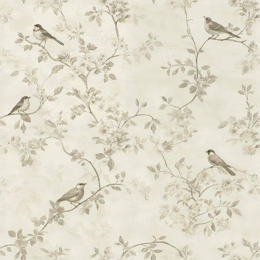 Vintage Songbird Wallpaper